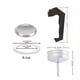 thumbnail image 2 of Espresso Coffee Moka Pot Replacement Parts For Cups Moka Pot Handle Gasket Seal Funnel Filter Accessories, 2 of 11