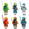 thumbnail image 2 of LEGO NINJAGO Core Minifigure Combo Pack - Lloyd, Jay, Kai, Cole, Zane, NYA (with Weapons), 2 of 5