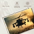 thumbnail image 6 of Elephant Stock Black Military Helicopter Wall Art - Horizontal Canvas Wall Art - Living Room Wall Decor - Transportation Canvas - Brown And Yellow Decor - 45" x 30", 6 of 8