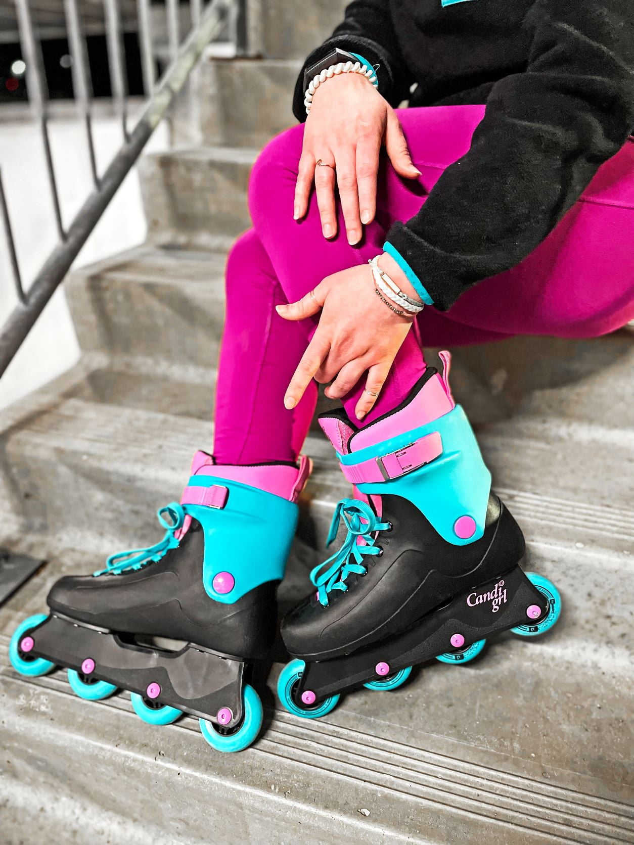 Roller Derby Elite Candi Grl South Beach Molded Inline Skates