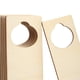 thumbnail image 2 of 10 colgadores de perillas de puerta de madera sin terminar, letreros de perillas de puerta de madera en blanco, livianos Rectángulo, 2 of 9