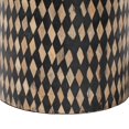 thumbnail image 3 of bali & pari Paulo Decorative End Table with Bamboo Diamond Pattern, 3 of 7