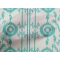 thumbnail image 4 of oneOone Organic Cotton Voile Fabric Paisley|Stripe & Circle Ikat Print Fabric By Yard 42 Inch Wide, 4 of 4