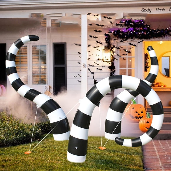 BKER Halloween Inflatable Sandworm Ornament Scary Halloween Outdoor Decoration For Malls Holiday