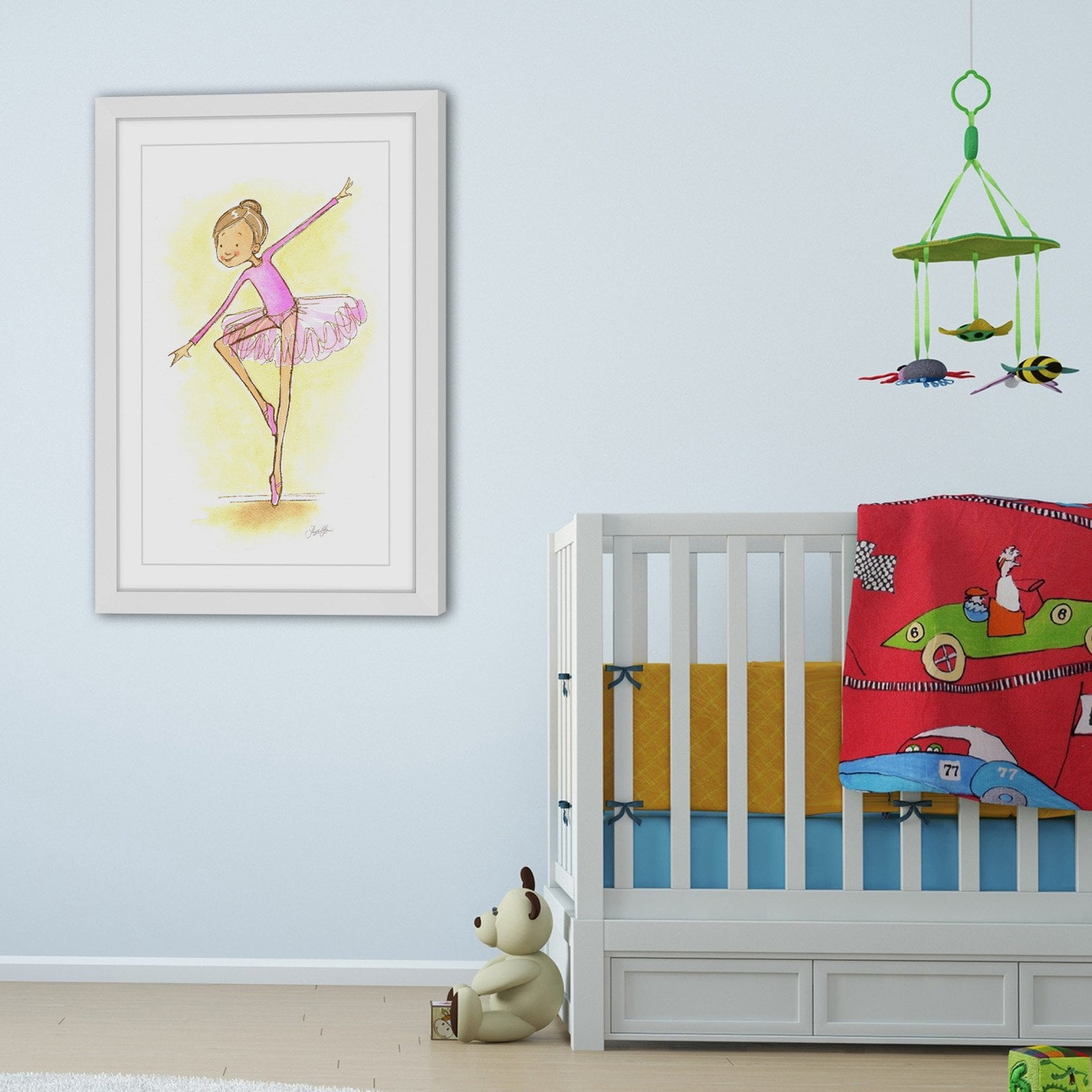 "Ballerina" Framed Painting Print