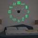 thumbnail image 2 of Reloj de pared Advancent sin marco silencioso autoensamblaje acrílico espejo pegatina extraíble color Negro 40cm, 2 of 6