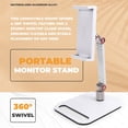 thumbnail image 5 of Soporte para Monitor, Soporte Giratorio Ajustable de 360°, Soporte para Tableta, Compatible con Soporte de Abrazadera de Escritorio para Tableta, 5 of 5