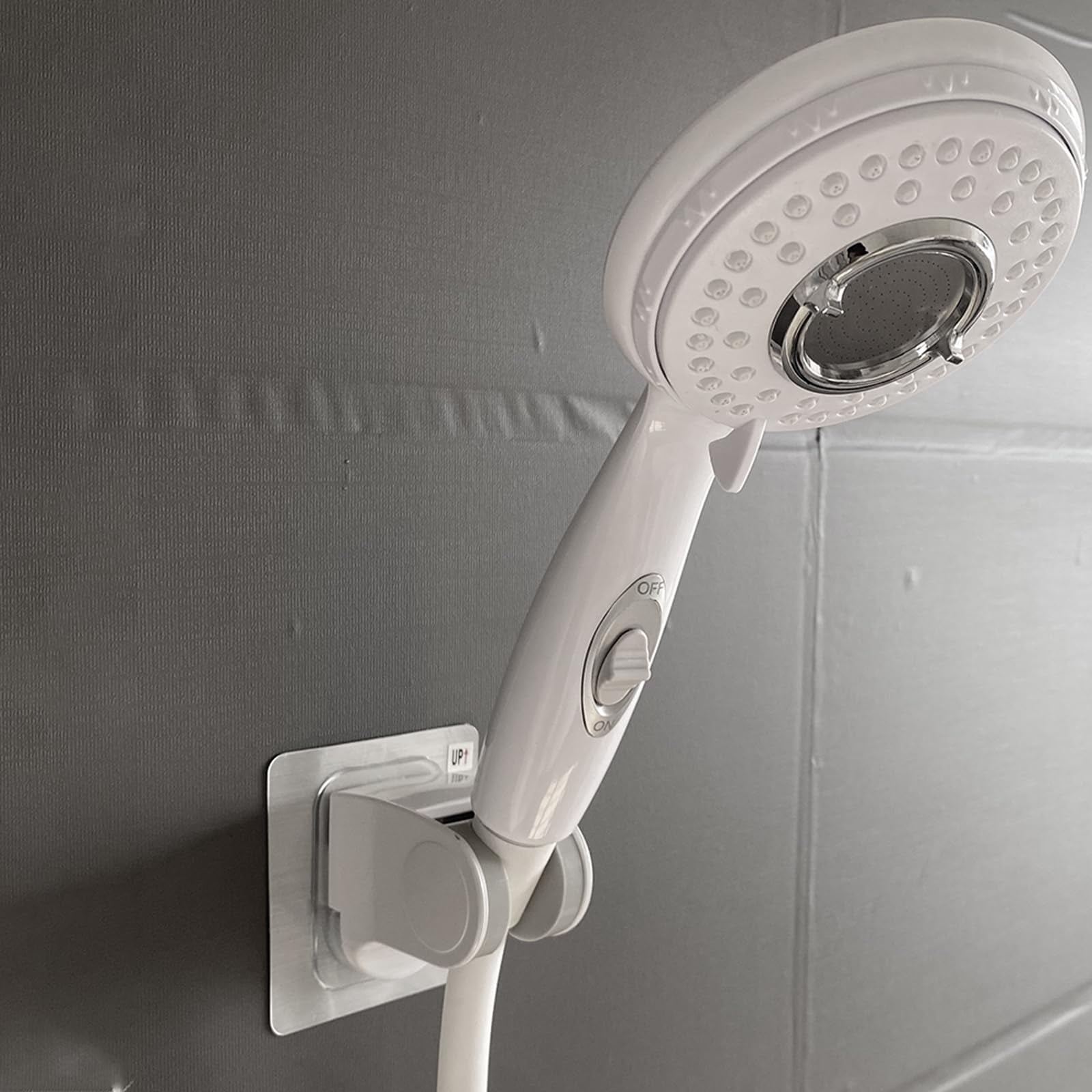 RV Accessories RV Shower Head with Hose and on off switch High pressure shower head replacement for Bath room,RV,Motor home,Boat,Travel Trailer and Camper, with Stainless Steel 60'' Hose and bracket