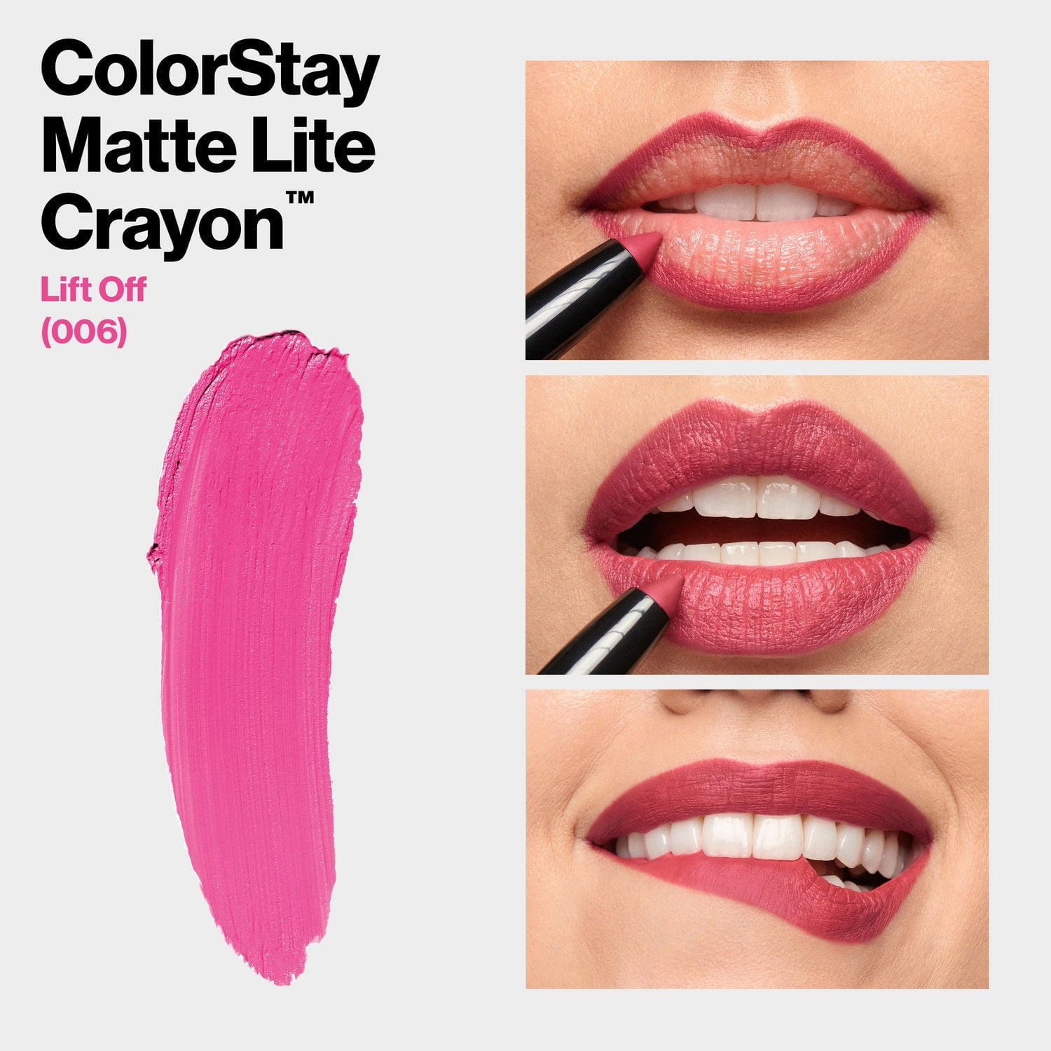 Rouge à lèvres léger Revlon ColorStay Matte Lite Crayon 0,049 une fois
