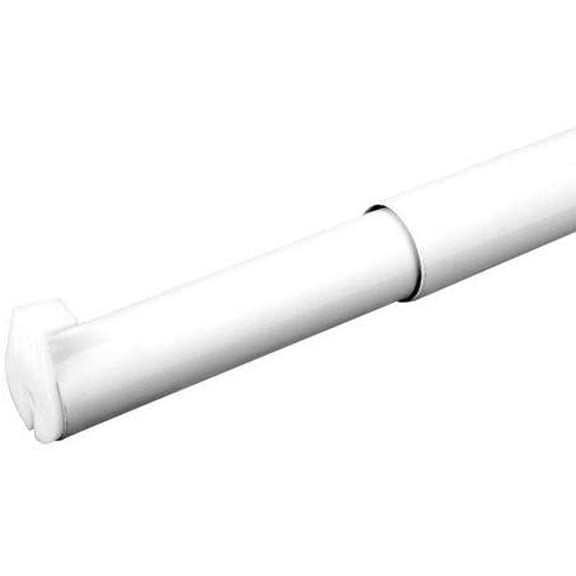 John Sterling Rp0021-30/48 Adjustile Closet Rod, 30" To 48", White