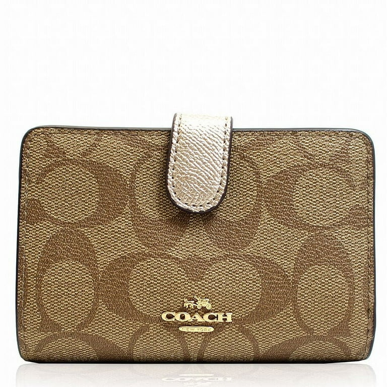 Coach Outlet Medium Corner Zip Wallet - White