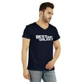 thumbnail image 2 of Inkmeso V-Neck Tee Shirt For Men Graphic Print Best Dad In The Galaxy Tshirt For Father's Day Gift Jersey Shirt, 2 of 6