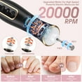 thumbnail image 3 of Taladro eléctrico para uñas Hoxida Professional Manicure y pedicura, 3 of 9
