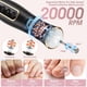 thumbnail image 3 of Taladro eléctrico para uñas Hoxida Professional Manicure y pedicura, 3 of 9
