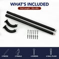 thumbnail image 4 of ZOPZO Curtain Rod Adjustable Window Drapery Rod, Black, 30-48 Inch, Heavy Duty Curtain Pole for Living Room Bedroom Easy Install, 4 of 9