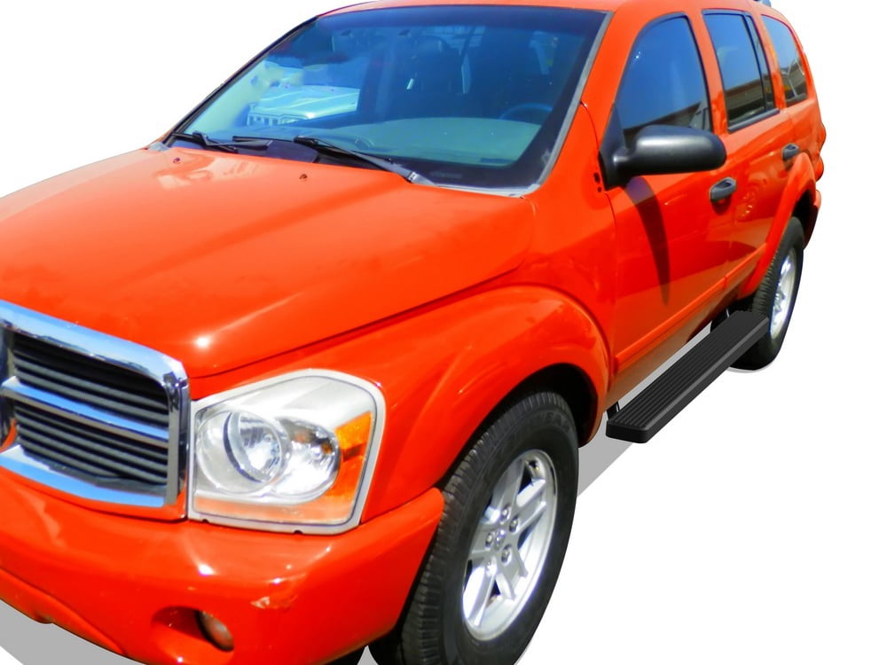 APS Running Boards 5 inches Matte Black Compatible with Dodge Durango 2004-2010 & Chrysler Aspen 06-10 (Side Steps Side Bars)