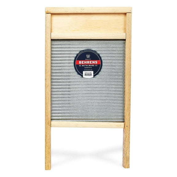 Behrens Steel & Wood Frame Washboard Manual Washing Machine, Large