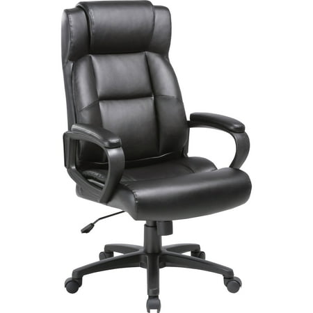 Lorell, Soho High-back Leather Executive Chair, 1 Each