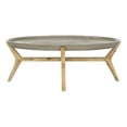 thumbnail image 5 of Safavieh Hadwin Outdoor Modern Concrete Oval Coffee Table - Dark Grey, 5 of 9