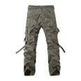thumbnail image 4 of Men's Cargo Pants Pants Men Work Big And Tall Cargo Men 4 Year with Pockets Big And Tall Slim Fit for Size 13 Kitchen Work for Mechanic Casual Tie Grey 38, 4 of 4