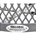 thumbnail image 6 of Global Industrial 36 Gallon Outdoor Diamond Steel Trash Can With Flat Lid, Gray, 6 of 7