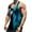 Blue, variant on Black Tank Top Mens Summer Patchwork 3D Digital Print Sleeveless Tank Top