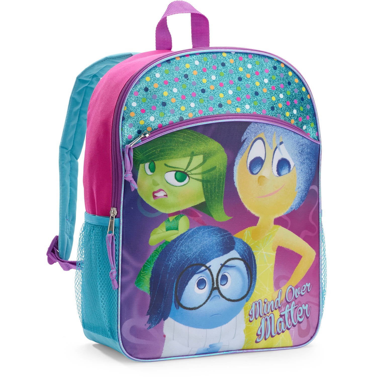 Disney Inside Out 16" Large School Backpack Lunch Bag 2pc Set 
