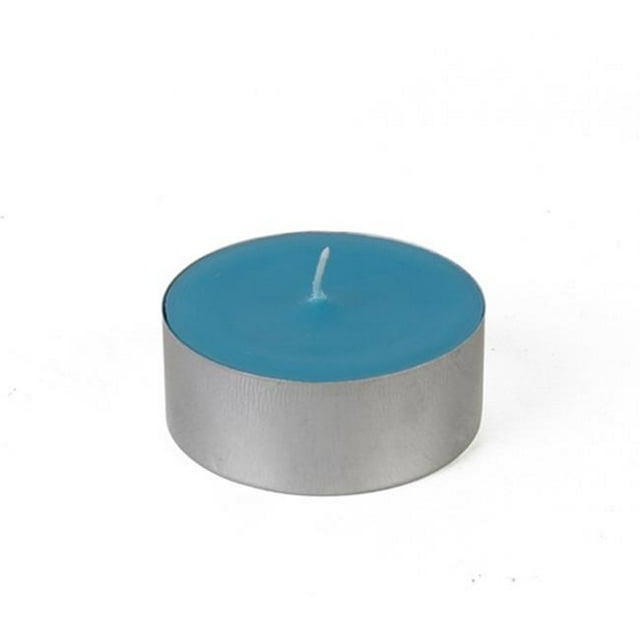 Mega Oversized Tealights, Turquoise - 12 Piece per Box