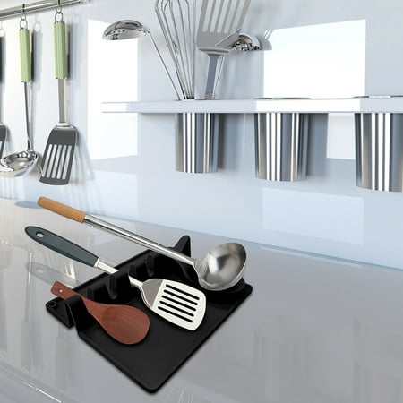 

Njoeus Silicone Spoon Holder Silicone Cooking Tool On Clearance