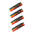 thumbnail image 2 of 4 correas para equipaje que mantienen la maleta unida para el conector de cinturones de viaje. Arcoíris, 2 of 9