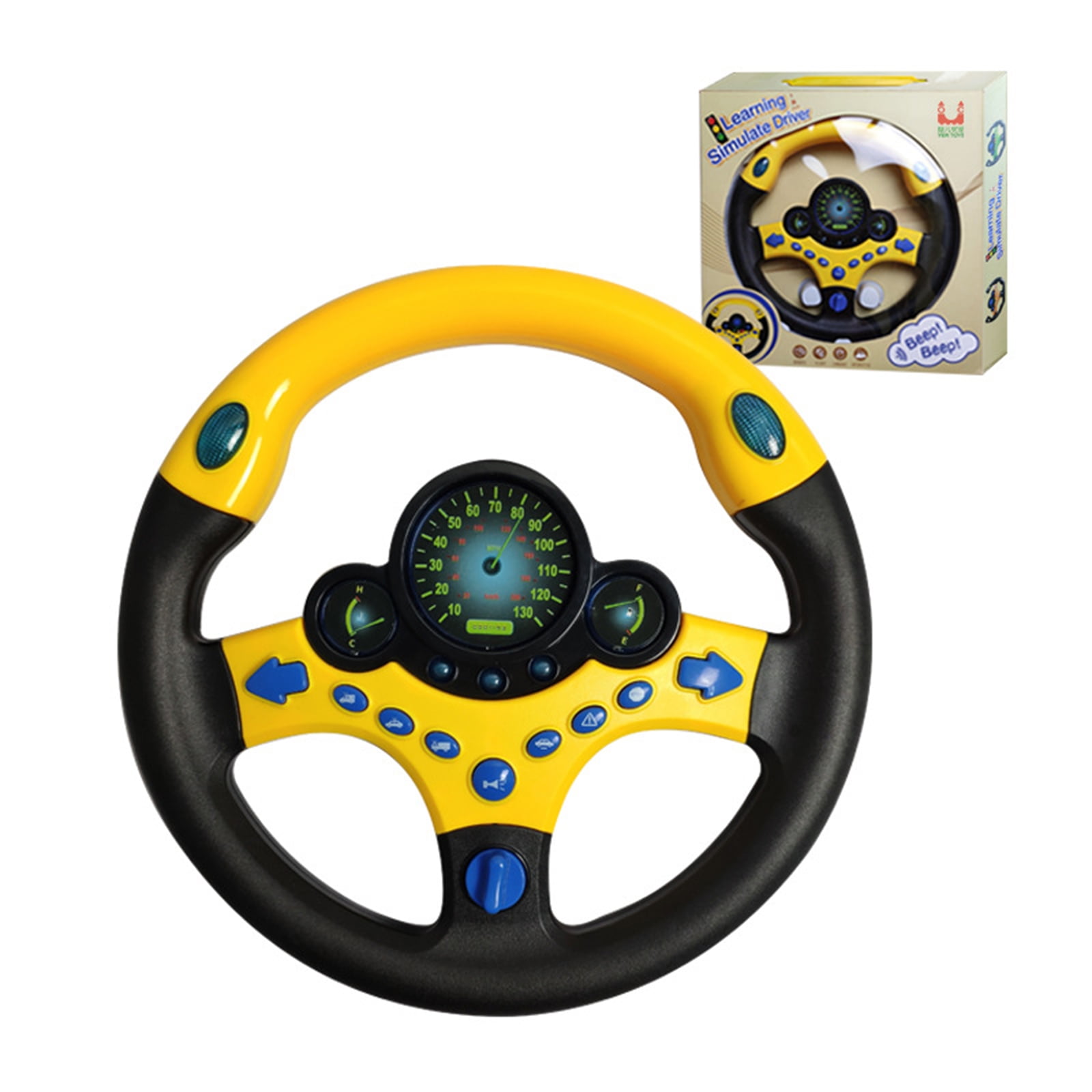 Kidlove Kids Simulation Car Steering Wheel Toy Easy Installation