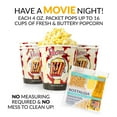 thumbnail image 6 of Nostalgia 4 oz Premium Popcorn Kernels, Oil & Seasoning Salt All-In-One Packs, 24 Count, 6 of 9