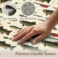 thumbnail image 6 of ODIKA Fish Vintage Fishing Angling Lures Trout Tackle Border Bathroom for Playroom, Bedroom, Reading Nook, Pet Friendly & Kids Safe Play, 6 of 7