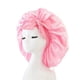 thumbnail image 1 of Silk Night Cap for Sleeping Satin Cap Adjustable Bonnet Pink Hats Sleep Hat for Women Girls Night Caps for, 1 of 5