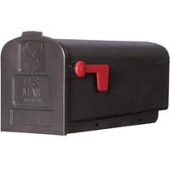 Solar Group PL10B Plastic Rural Black Mailbox$$Tools & Hardware Other