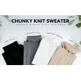 thumbnail image 5 of Sherrylily Women Turtleneck Sweaters Long Sleeve Cable Knit Jumper Pullover, 5 of 6