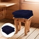 thumbnail image 3 of 2 piezas de almohadillas de asiento de silla con relleno redondo trasero al Sharpla cojines de asiento capitoné, 3 of 7