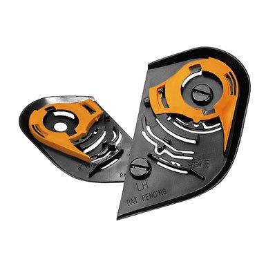 Plate Pivot - Icon Proshield Base Plate Pivot Kit Airframe/Alliance/Domain 2 Black OEM