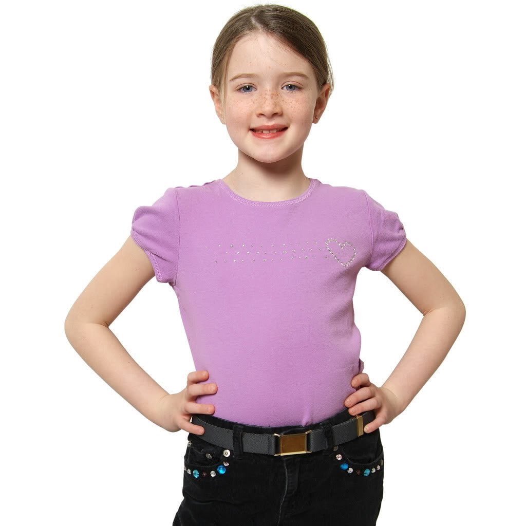 Hold'Em Kids Toddler Belt Elastic Adjustable Stretch Boys Belts With Silver Square Buckle