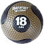 Deluxe 10 in. Medicine Ball in Black and Bronze