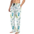thumbnail image 5 of HPINK-T Blue  Slip and Starfish Pajama Pants Mens Lounge Pants Lightweight Men Pajama Bottoms with Drawstring & Pockets, 5 of 13