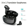 thumbnail image 2 of Translator Earbuds, Intelligent Instant Voice Translation Headsets In 150 Languages, Wireless Travel Headsets, Support 4 Translation Modes, 2 of 8