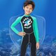 thumbnail image 5 of Naiovety Trajes de neopreno traje de buceo ultrafino niños traje de baño niños niñas Anti-medusas traje de baño de moda para esnórquel surf Deportes acuáticos Negro XL Naiovety OD003656-04, 5 of 6