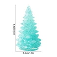 thumbnail image 6 of Holiday Crystal Christmas Tree Figurine - 2.32 Inch Glass Xmas Tree Decor for Tabletop, Fireplace Mantel, Centerpiece with Gift Box（Blue）, 6 of 6
