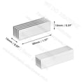 thumbnail image 3 of 50x15x15mm Without or With Thermal Pad Electronic Radiators Heatsink for GPU IC LED Chip Cooling Silver Without Pad 2pcs, 3 of 6
