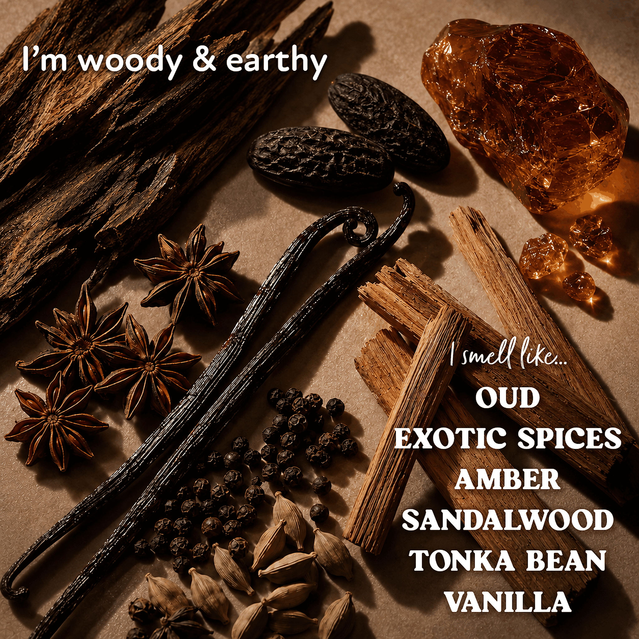 Sorta Woody & Earthy Hair & Body Mist, Inspired by Tom Ford Oud Wood, 8.6 fl oz