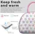 thumbnail image 3 of Insulated Lunch Bag Women, Reusable Holiday Starfish Sea Stars Tote Lunch Box, Leakproof Cooler Lunch Bags for Work Office Travel Picnic, 3 of 4