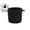 Black, variant on Handmade Cotton Rope Hanging Storage Basket for Bedside or Wall – Black Organizer Bin (5.5x5.1")