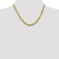 thumbnail image 5 of Avariah Diamonds Solid 10K Yellow Gold 6.3mm Flat Beveled Curb Chain - 22", 5 of 8