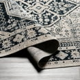 thumbnail image 4 of Livabliss Lavadora Medallion Machine Washable Indoor Area Rug, Navy ,9'2" x 12', 4 of 8